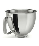 KitchenAid 3.5 Quart Polished Stainless Steel Bowl with Handle NEW KSM3... - £48.49 GBP