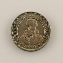 1939 Nicaragua 10 Centavos Coin Extra Fine Condition Copper-Nickel - $60.72