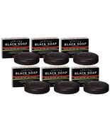 Madina African Black Soap Cocoa Butter with Vitamin E, 3.5 OZ Vegan 6 Pack - $34.18 CAD
