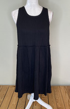 entro NWT women’s ribbed Sleeveless MIDI dress Size S Black X1 - £10.22 GBP