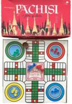 Pachisi Game of India Vintage 1962 Complete All Parts Whitman USA - £27.05 GBP
