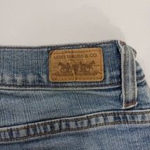Levi’s 515 Women’s Blue Cotton Blend Denim Bootcut Jeans Size 8 Long (30×32) image 3