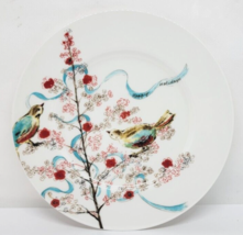 Lenox CHIRP Luncheon or Salad Plate HAPPY HOLIDAYS 9.5&quot; - £38.49 GBP