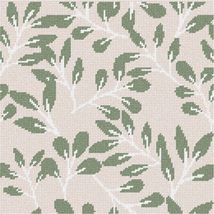 Pepita needlepoint kit: Sage Branches 2, 10&quot; x 10&quot; - £63.08 GBP+