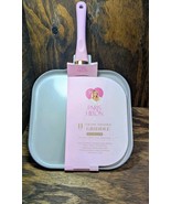 ❤️ PARIS HILTON 11 Inch Cast Aluminum Ceramic Nonstick Pink Griddle - $54.45