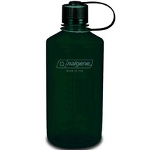 Nalgene Sustain 32oz Narrow Mouth Bottle (Jade) Recycled Reusable Green - £12.47 GBP