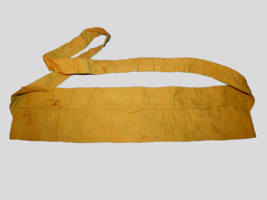 WW II Bandolier Ammo Pouch cloth beige 5 pockets 3.5x4" w/35" strap (N1-... - $6.60