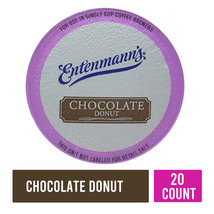 Entenmann&#39;s Coffee Single Serve Cups for Keurig 20 ct Chocolate Donut - £10.23 GBP