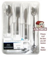 49 Pc Service for 8 Stainless Steel Flatware Set with tray organizer new... - £15.69 GBP
