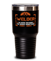 Unique gift Idea for Welder Tumbler with this funny saying. Little miss ... - $33.99