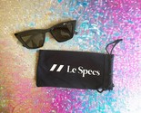Le Specs Velodrome Sunglasses in Black Brand New with Tags and Soft Case - £37.32 GBP