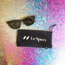 Le Specs Velodrome Sunglasses in Black Brand New with Tags and Soft Case - £37.20 GBP