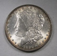 1896 Silver Morgan Dollar CH+ UNC AM720 - £65.43 GBP