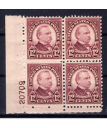 USA 693 MNH VF, Plate Block, Rotary Press, 12c Pres Cleveland ZAYIX 1024... - $18.90