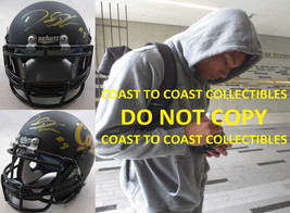 Demetris Robertson,California Bears,Cal,Signed,Autographed,Mini Helmet,Coa.Proof - £110.38 GBP