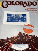 Colorado Sheet Music Paul Specht Society Serenaders Walter Hirsch  Dellon 1924 - £5.98 GBP