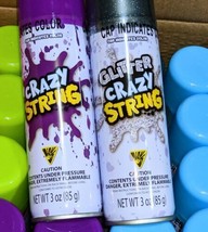 Case Of 20 Crazy String Cans Multi Color And Glitter NEW IN BOX - £19.46 GBP