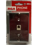 RCA Modular Wall Phone Jack Mount Stainless Steel TP251SSR - $13.56 CAD