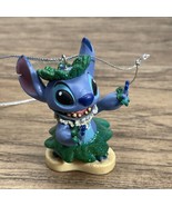 Disney Hula Stitch Christmas Xmas Holiday Hanging Ornament KG JD - $185.74 MXN