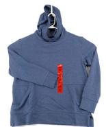 Champion Womens Hoodie Sweatshirt SZ M Blue Space Dye Front Pouch Drawst... - £7.10 GBP