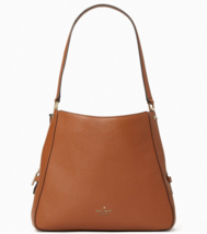 New Kate Spade Leila Medium Triple Compartment Shoulder Bag Warm Gingerbread - £106.22 GBP