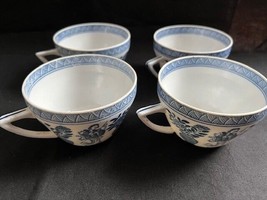 4 Antique chinese teacups, marked bottom - £38.63 GBP
