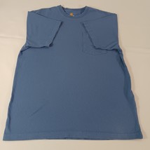 Carhartt 103178 445 Original Fit Men's Blue Cotton T-Shirt Short Sleeve Size M image 10
