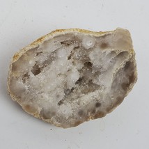 Geode Hollow Natural Moroccan Quartz Crystal 2.3 Ounce 2.5 Inch Long - £12.86 GBP