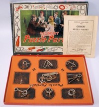 Rare Vintage 1921 A.C. Gilbert Puzzle Parties Playset In Original Box - £51.83 GBP