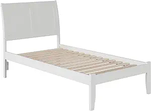 AFI Portland Twin Extra Long Platform Bed with Open Footboard and Turbo ... - $573.99