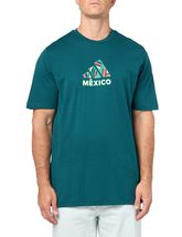 adidas Men&#39;s Mexico Fan Graphic T-Shirt, Mystery Green - £22.11 GBP