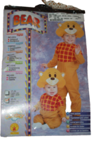 New - Soft&#39;n Cuddly Bear Costume &amp; Headpiece - Child Toddler Size 2-4 Years - £4.01 GBP
