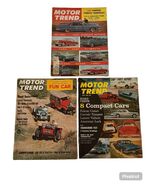 Vintage Motor Trend Magazine Lot 1960 1961 1963 Indy 500 Cars Ford Falco... - $31.50