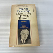 Year of Decisions History Paperback Book by Harry Truman from Signet Books 1965 - £11.00 GBP