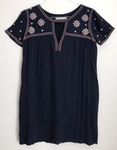 Abercrombie and Fitch Women’s Size Large Beautiful Boho Floral Print Dress Blue - £16.43 GBP