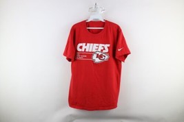 Nike Mens Large Faded Spell Out Kansas City Chiefs Football Short Sleeve T-Shirt - $29.65