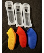 Lot of 6 OEM Official Nintendo Wii Remote Silicone Gel Cover Grip Sleeves - $18.99