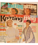 Vintage VTG Fashion Knitting Magazines 1991 1995 1996 Lot of 4 - £15.52 GBP