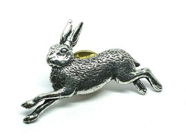Hare Pin Badge Brooch Country Nature Pewter Badge Imbolc Spring Pin Lapel Unisex - £5.67 GBP