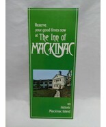 Vintage Michigan The Inn Of Mackinac Brochure - $32.79 CAD