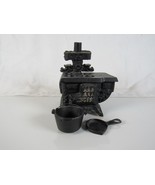 VTG Cast Iron Mini Princess Wood Stove Toy Miniature Doll House Stove De... - $271.22 MXN