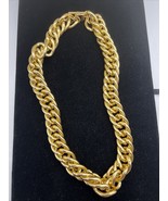 Beautiful Chunky Anne Klein Gold Tone Chain Necklace - $1,020.20 MXN