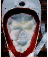 3D Skull  handmade fiberglass for motorcycle gas tank or any surface car... - $88.00