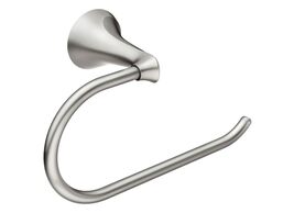 Moen Darcy Single Post Toilet Paper Holder with Press and Mark in Brushe... - $53.93 CAD