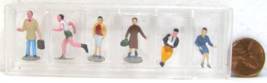 Bachmann Plasticville HO Scale Model RR Figures 6ct. Passengers   II9 - $14.95