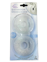 NEW Spin Scent Bathroom Deodorizer Clips onto Toilet Paper Roll 2 Pack 60 Days - £5.67 GBP