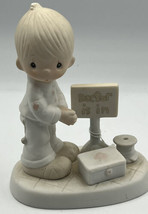 Figurine Enesco Jonathan David Doctor is in Lord Give Me Patience E-7159 1981 - £9.72 GBP