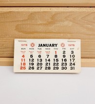 Vintage Complete Bicentennial Pocket Calendar 1976 Used 2 x 4 - £16.61 GBP