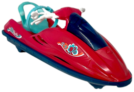 2014 Barbie Pink &amp; Blue Jet Ski Wave Runner Barbie Camping Fun 10.5&quot; -  ... - $12.30 CAD