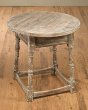 AA Importing 48443-BR Round Cambridge End Table - £326.38 GBP